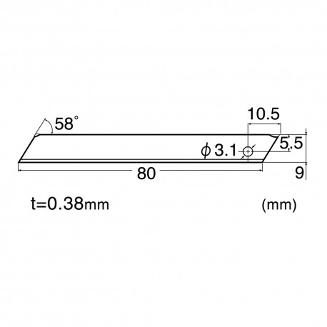 BA-4000-ON - 9mm Solid Blades