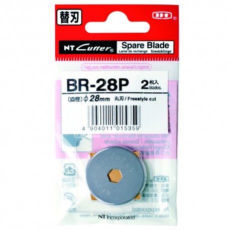 BR-28P - 28mm Rotary Cutter Spare Blades