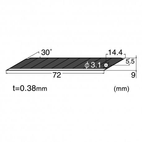 BA15P Spare Black Blades