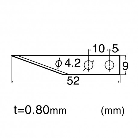 BM-1P Plastic Cutter Spare Blades