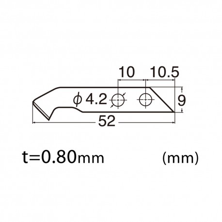 BM-2P Plastic Cutter Spare Blades