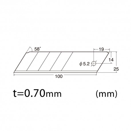 BX-400P - 25mm Heavy-Duty extra-large blade