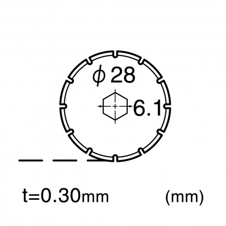 BS-28P - 28mm Rolling Spare Blade